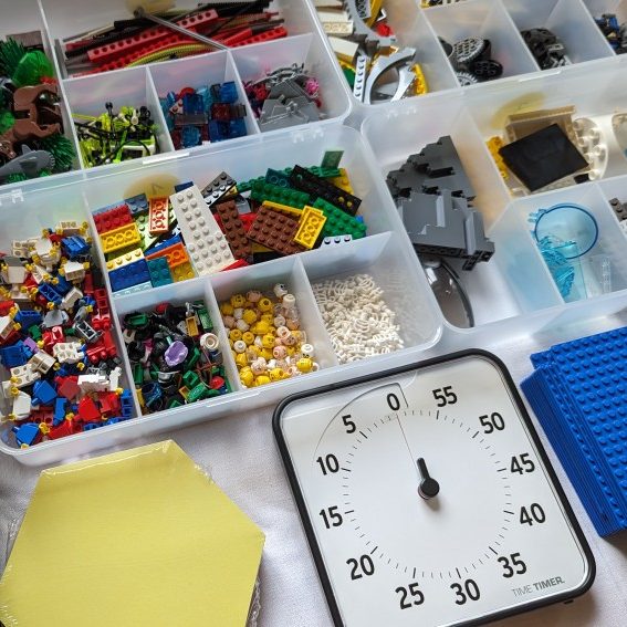 Lego Timer Moderationskarten
